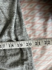 Whitesville Quali-T Heavyweight Gray Cotton Short Sleeve T-Shirt Size XL