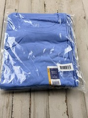 2 Pack George Men’s Crewneck Tee Sz Large Short Sleeves Blue NWT Fast Ship Nice!