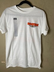 NWT-HOOTERS These Wings Take Flight Double Sided Ripple Junction WHT Graphic Tee
