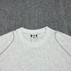 Mertra Raglan Sleeve Oversized T-Shirt with Seam Line Embroidered Logo