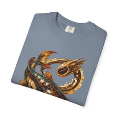 Stained Glass Espresso Meteor Catfish T-Shirt Graphic