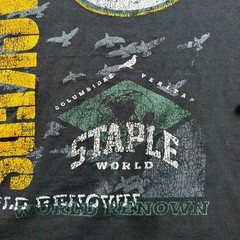 Staple NFL Green Bay Packers Shirt Mens 2XL Black Long Sleeve Streetwear USA
