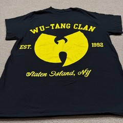 Wu-tang Clan Shirt Men’s Size M Black Short Sleeve Crewneck Graphic Rap Tee