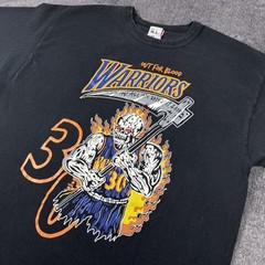 Warren Lotas Golden State Warriors Stephen Curry Shirt Size XL OUT FOR BLOOD