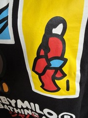 NWOT Rare BAPE Japan Art Baby Milo Tee in Black Size 2XL