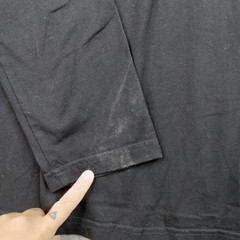 Kuyigo Shirt Mens XL Black Long Sleeve Henley Mandarin Collar Stretch Casual