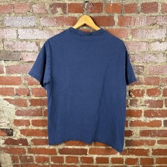 Vintage Transformers Shirt Mens Large Blue Cotton Autobot Logo Cartoon FOTL