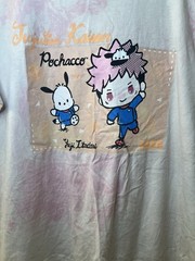 Jujutsu Kaisen x Hello Kitty Shirt Pochacco Yuji Bioworld Sanrio Crunchyroll, L