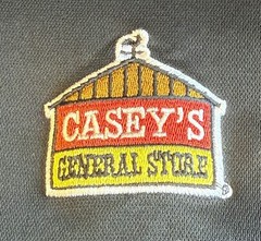 Casey’s Convenience Store Employee Shirt Authentic Size Medium Halloween