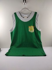 Boracay Philippines Sea Turtle Green Gray Sleeveless Shirt Size XL NO STRETCH