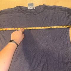 Jungmaven Long Sleeve Shirt Mens Sz XL Charcoal Grey Hemp Cotton Sustainable Tee