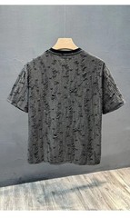 Men Luxury Fashion Trendy Loose Fit Ripped Hole Summer Casual Streetwear T-Shirt
