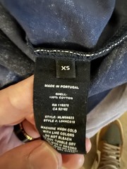 HELMUT LANG Logo Stripe Tee XS Navy Graphic Shirt Patrol Navy NWT $150