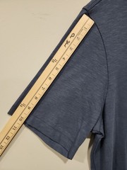 Faherty NWT Shirt Mens M Blue Short Sleeve Sunwashed Tee 100% Organic Cotton NEW