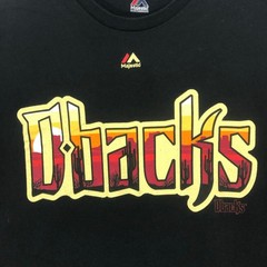 Majestic Arizona Diamondbacks Paul Goldschmidt 44 Black T-Shirt Mens 2XL Desert