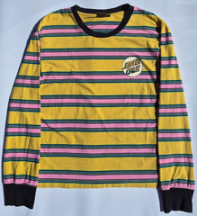 VINTAGE Santa Cruz Mens Long Sleeve Shirt Size M Skateboarding Brand L@@K!