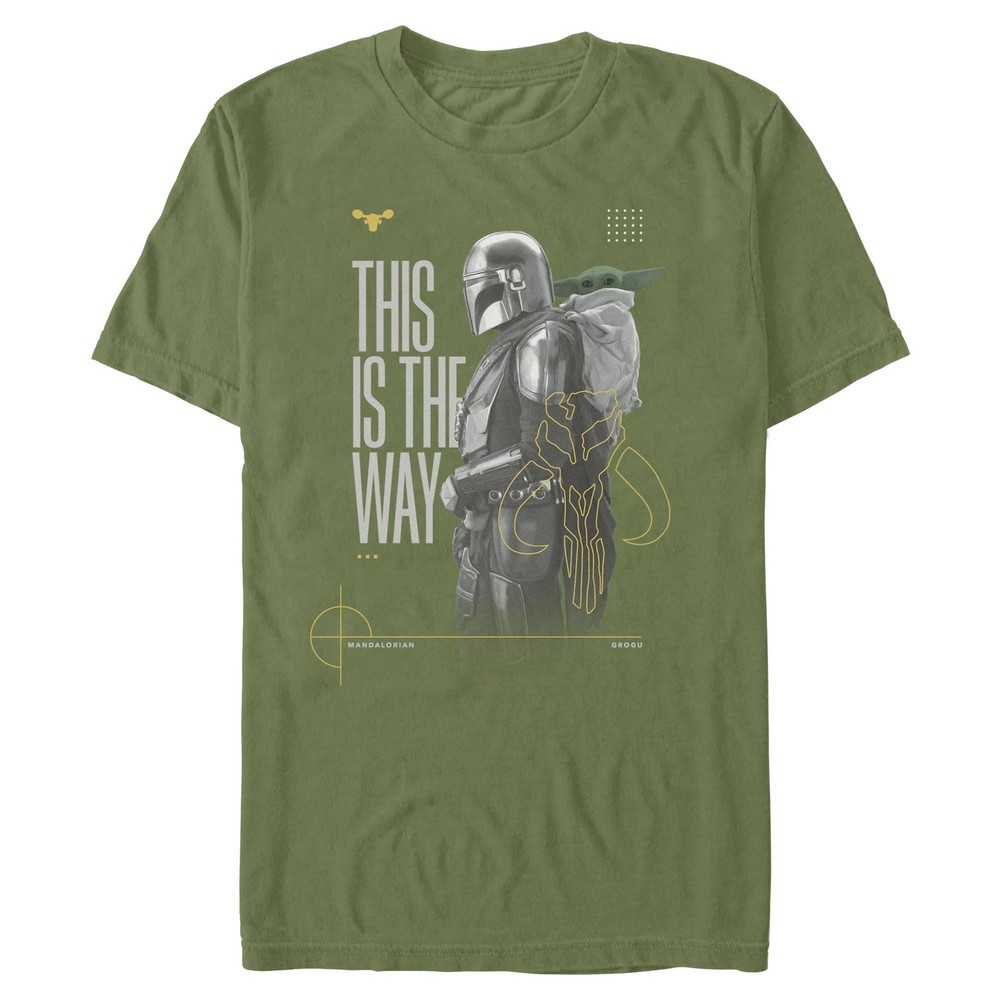 Men’s Star Wars: The Mandalorian and Grogu This Is The Way Bounty Hunter T-Shirt