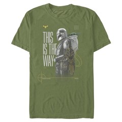 Men’s Star Wars: The Mandalorian and Grogu This Is The Way Bounty Hunter T-Shirt