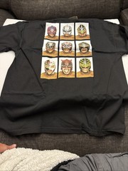 WWE Vintage Rey Mysterio Many Faces Shirt 2002 New With Tags Size 2xl