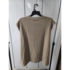No Boundaries Mens 3XL Oversized Sleeveless Muscle Tee Bundle 3 Pack Tan Gray