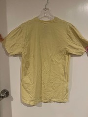 Taco Bell Mens T Shirt Large Graphic Short Sleeve Cotton Yellow Employee Tee