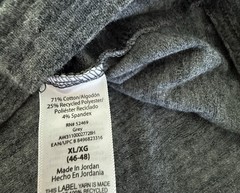 Athletic Works DriWorks Basic T-Shirt Mens XL Gray Long Sleeve Crew Neck Tee