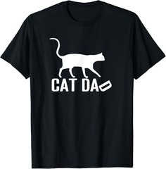 Cat Dad Funny Father’s Day Gift Design Cat Lover Unisex T-Shirt