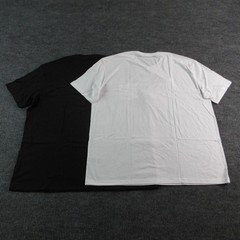 True Classic Shirt Mens 3XL Black White Crew Neck Pocket Tagless 2 Pack NWOT