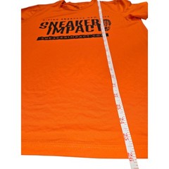 Adidas Men’s Creator Tee Sneaker Impact Graphic T Shirt Orange SZ L