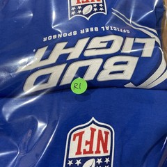 NWT NFL Bud Light Longsleeve T Shirt Blue XL Lot of 2