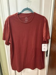 NWT Men’s Size L Crew Tee Rusty Nail Color Brand George Pack Of 3 SKU TR131