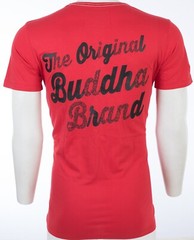 $89 TRUE RELIGION Red ORIGINAL BUDDHA FACE Short Sleeve Designer Graphic T-shirt