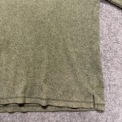 VTG Henley Pullover Long-Sleeve T-shirt Men’s L Taylor Henry Green Cotton Y2K