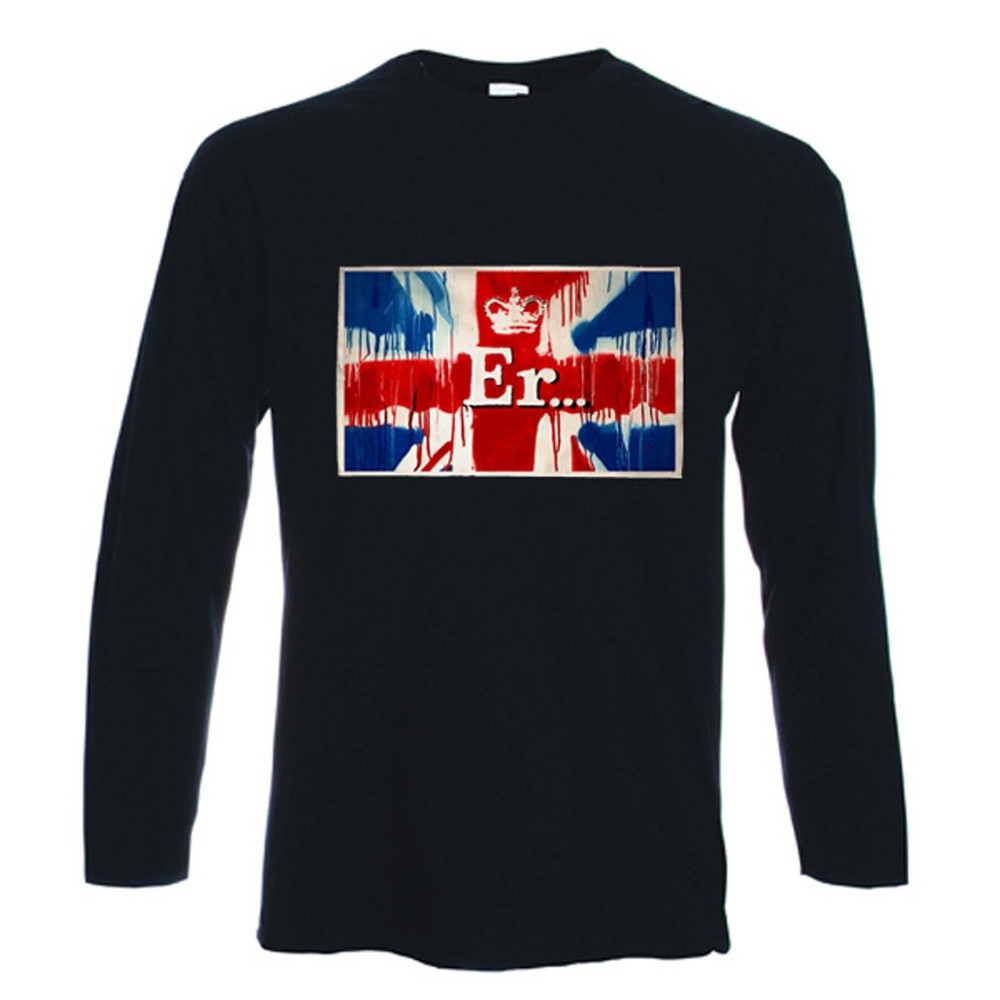 BANKSY ER.. LONG SLEEVE T-SHIRT – Union Jack Jubilee – Choice Of Colours