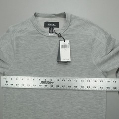 RLX Ralph Lauren Men’s Performance Crew Neck Shirt Size S Grey Waffle Knit