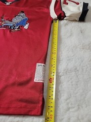 Platinum Fubu Fat Albert football jersey Y2K vintage Large junkyard gang 72