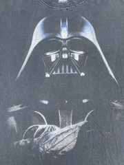 2012 Star Wars Darth Vader Graphic T Shirt XL Black Distressed Faded