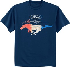 Ford Mustang t-shirt for men pony decal ford design clothing mopar shelby