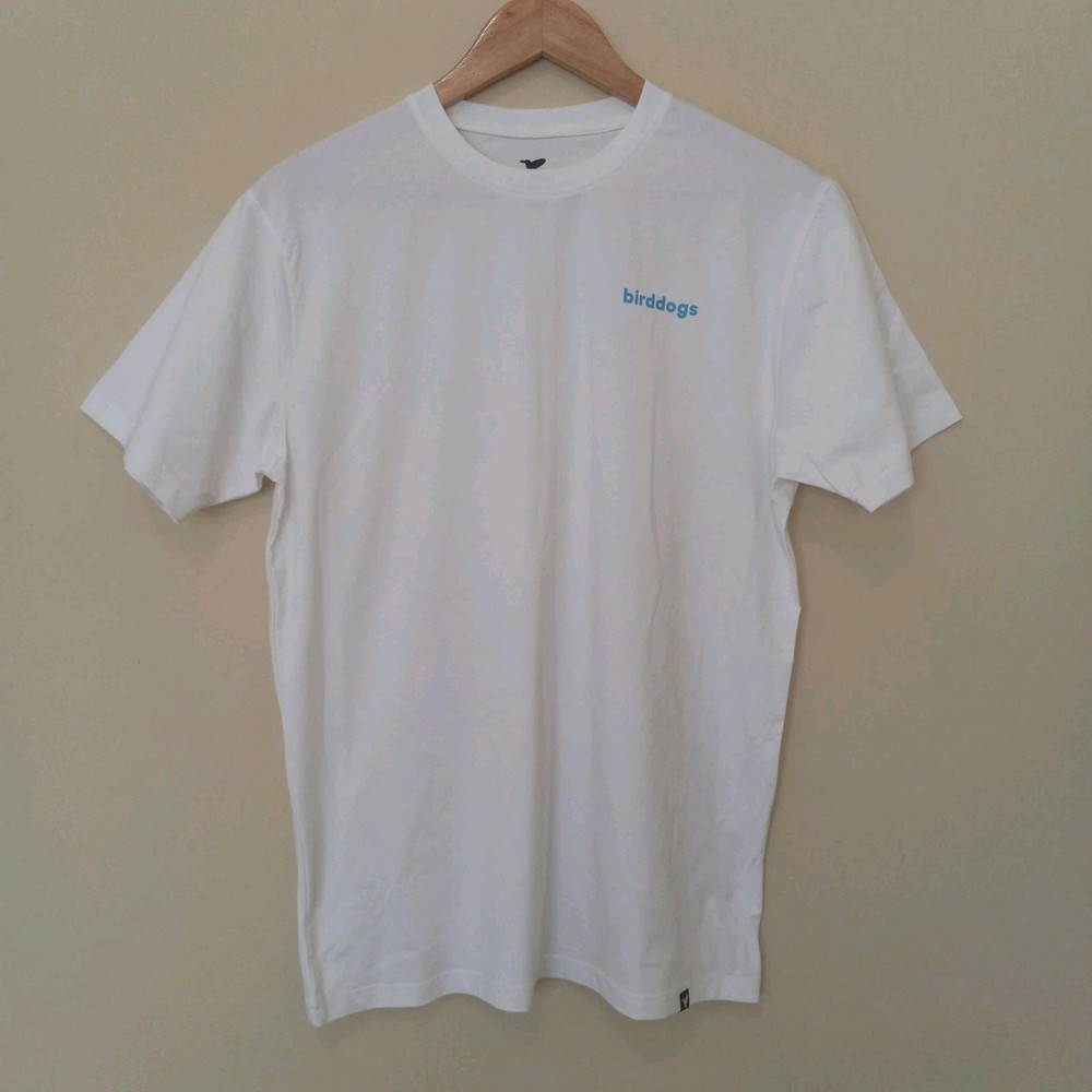 BIRD DOGS Men Cotton Blend T Shirt Casual Summer Graphic everyday Unisex Size M