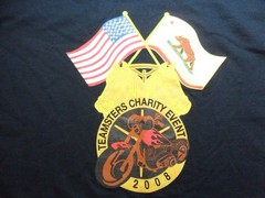 3XL NWOT 2008 Teamsters Motorcycle Ride Charity Event Heavy Cotton Shirt