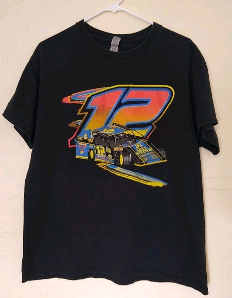 Billy Strings Tour T-shirt Dirt Track Race Car Men’s Large Jeff Reay Michigan
