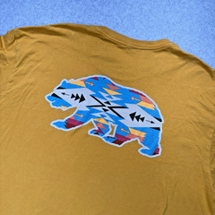 Pendleton Tuscan Bear Aztec Shirt Men’s Size XL Yellow Graphic Print Tee