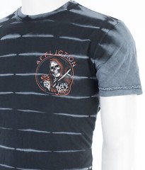 $58 AFFLICTION American Customs HELL RIDER Short Sleeve Slim Fit T-shirt NWT