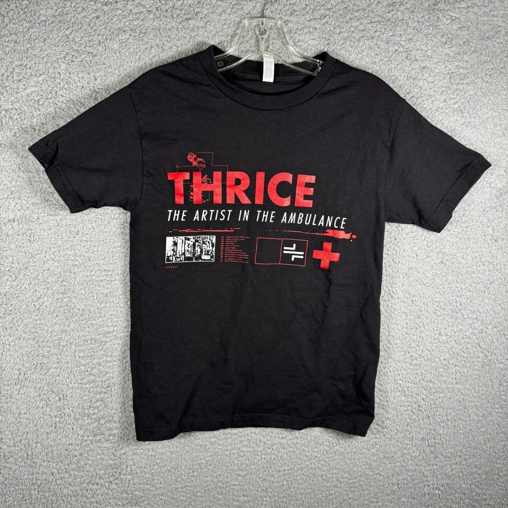 Thrice The Artist In The Ambulance 20 Year Anniversary Tour Shirt Small Black