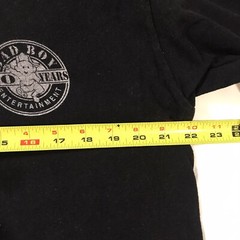 Puff Daddy & The Family Reunion Tour Bad Boy Concert Shirt Mens Large Black