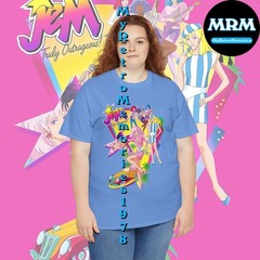 NEW Jem And The Holograms T-Shirt 5 Colors To Choose Sizes S-5XL Tee 80s Retro