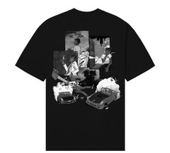 Juice Wrld x Revenge Burnout red T Shirt Rare ( Size L )