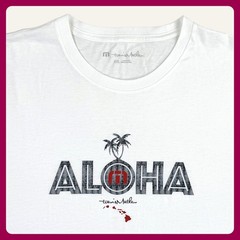 NWT TravisMathew ALOHA Sandbar Hawaii Tee Shirt Men XXL White Pima Cotton 1MR611
