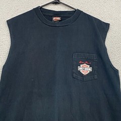 Harley Davidson Tank Mens Large USA Made Y2K Eagles Pacific Patriotic Hawaii
