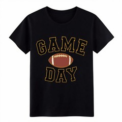Unisex Game Day Football Gift T-Shirt Varsity Sports Tee for Football Fans